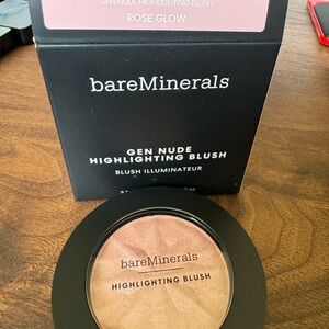 Bare Minerals Gen Nude Highlighting blush, shade: rose glow